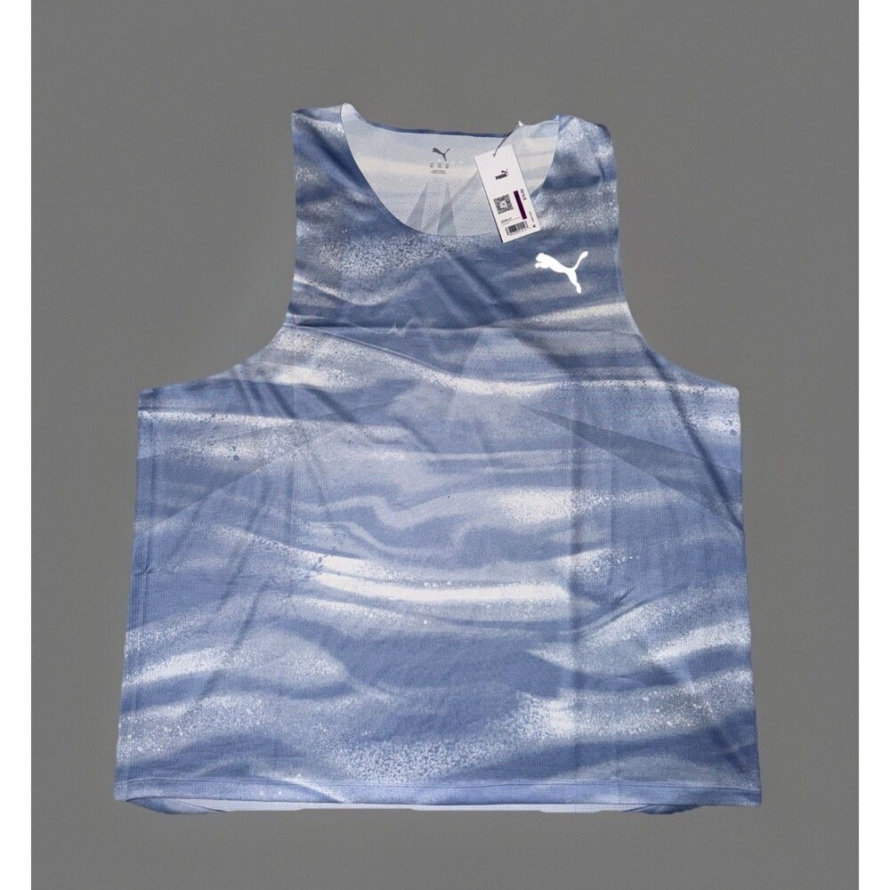 Puma Raceday UltraSpun Singlet Mens XXL Running Vest Breathable Tank Top